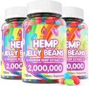 HempTotal (3 Packs) Hanf Jelly Bohnen 2,000,000 Premium r Stress &amp; AHemp Ergänzung zur Reduzierung von Entzündungen, Verbesserung Schlaf, Boost Mood - 450 Cts