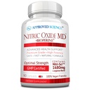 Oxyde nitrique MD approuvé - Développement musculaire, masse corporelle maigre, amélioration de l'approvisionnement en oxygène, augmentation de l'énergie - 90 capsules - 1 bouteille