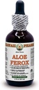 Aloe Alkoholfreie Flüssigextrakt, Aloe (Aloe Ferox) Getrocknete Blattglycerit Kräuterergänzung 2 oz