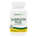 NaturesPlus Quercetin Plus mit Vitamin C & Bromelain - 650 mg, 60 vegetarische Tabletten - Glutenfrei - 30 Servierungen