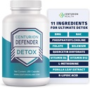 Centurion Defender Detox, Liver Cleanse Detox & Repair Supplement mit Phosphatidylcholin, Vitamin B6, Folate, L-Methionin und R-Liponsäure, 180 Caps