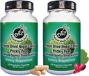 Nopal Cactus Capsules - Freeze Dried Prickly Pear Extract - Fiber Supplement for Metabolic Health Support - Rich in Betalains & Nitrates - Non-GMO - 120 Veggie Caps (2 Bottles)