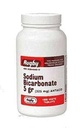 Rugby Sodium BICARB 5GR TAB Sodium BICARBONATE-325 MG Blanc 1000 Comprimés UPC 305361046101