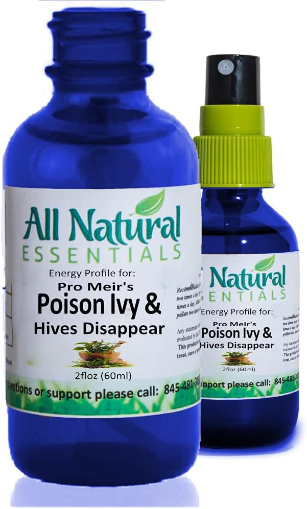 Alle natürlichen Gift Ivy Hives verschwindet Pro Meir's 2oz Homeopathic Remedy Poison Ivy Hives Homeopathy Supplement Gift Ivy Kinder Kinder Frauen Männer Kosher