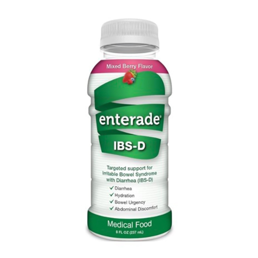 enterade IBS-D Boissons pour IBS Relief of Symptômes from Irritable Bowel Syndrome with Diarrhea (IBS-D), Berry mixte (12 bouteilles, 8 oz chacune)