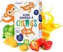 Omega 3 Gummis - Ultra-High DHA Kau Gel Gummy - Omega 3 für Kinder unterstützt Gehirn- und Augengesundheit - Sugar-Free Natural Fruit Flavor - Kids Omega 3 Fish Oil Gummis (30 Count)
