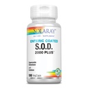 SOLARAY S.O.D. 2000 Plus - Superoxiddismutase (SOD) und Katalase Antioxidantien-Ergänzung, Wellness-Unterstützung - w/Green Tee-Extrakt, Calcium, Rosmarin, Grape Seed-Extrakt, 60-Tage-Garantie, 100 Servietten