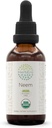 HerbEra Neem B60 Teinture d'extrait de plantes sans alcool, gouttes liquides concentrées naturel USDA biologique (Azadirachta Indica) Feuille séchée (2 fl oz)