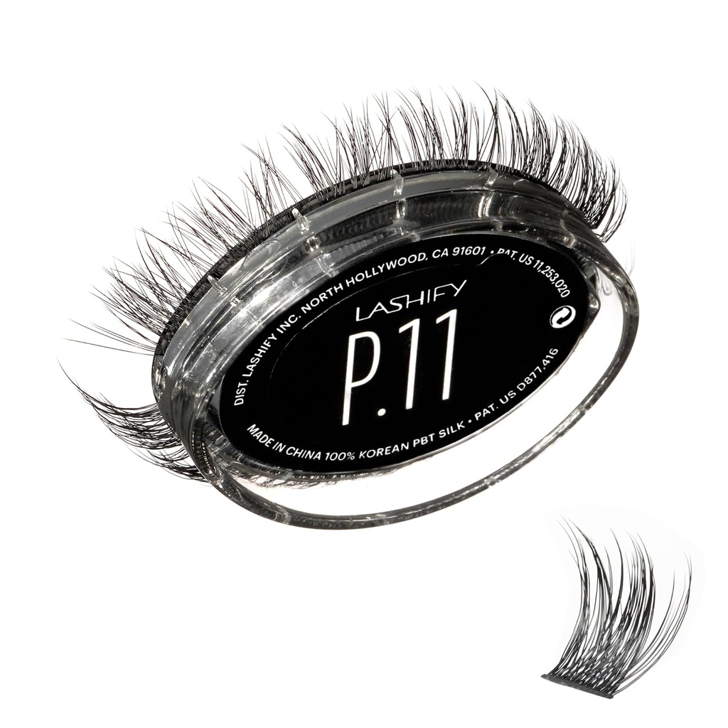 Lashify Plushy 11mm Gossamer Lashes in Schwarz, Easy DIY False Lashes für einen voluminösen aber dennoch natürlichen Look