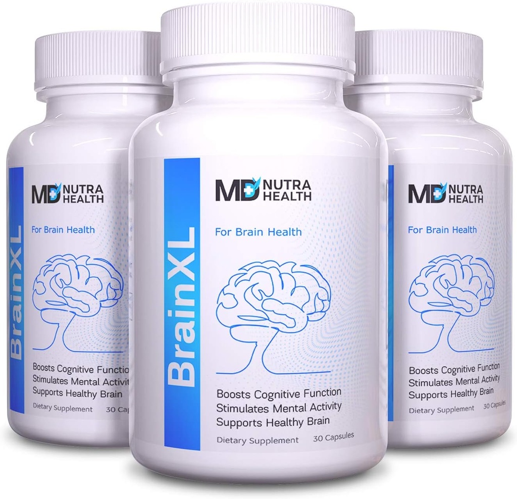 Gehirn Funktionsergänzung - 3pck - Gehirn-Booster für Gedächtnis, Klarheit und Fokus - Mental Focus Nootropic