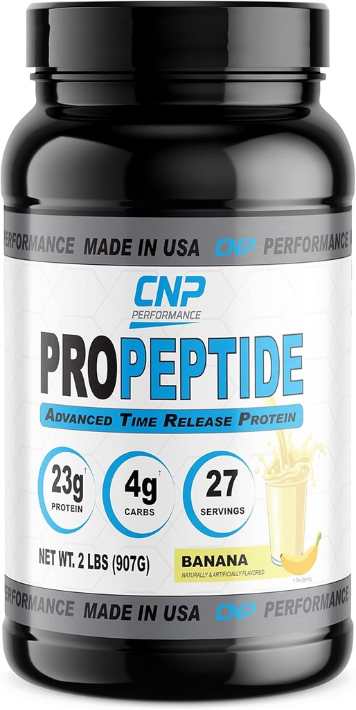 CNP ProPeptide, poudre de protéines de qualité professionnelle, supplément nutritionnel avancé (Banana, 2 livres)
