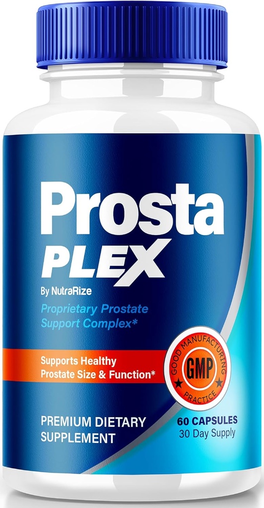 NutraRize Prosta Plex, ProstaPlex Alle natürlichen Ergänzungen Prostata-Hath zu unterstützen, offizielle Formel zur Regain-Kontrolle & Support Gesamt Wellness, Prosta Plex Plus Bewertungen (60 Kapseln)