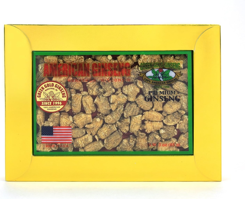 Artikelnummer PS 135-3 | Small "Bullet" | American Ginseng Roots from Marathon County, WI | 3oz Box, B06XCL2TQQ