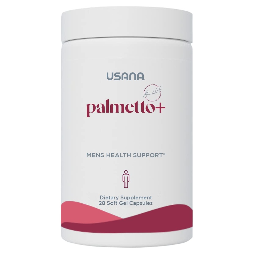 USANA Palmetto Plus Saw Palmetto Prostata Supplement für Herren - (28 Kapseln pro Container) - Serviergröße: 1 Kapsel