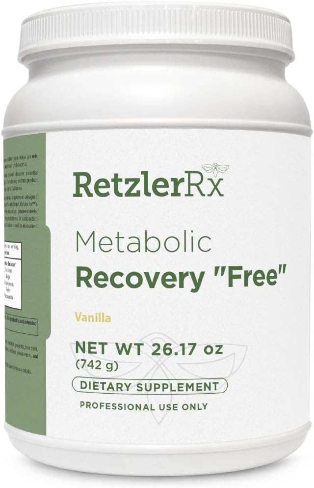 HormonSynergy Metabolic Recovery Formel - Optimale Gastrointestinal, Hepatic und Darm GHI Unterstützung - Zucker und Stevia freie Vanille