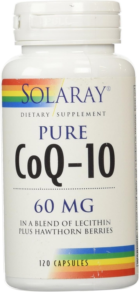 Solaray CoQ10 Kapseln, 60 mg, 120 Zähler