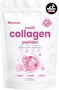 Garçon. Poudre de peptides multicollagènes - Peptide de protéines hydrolysées de types I, II, III, V, X avec biotine et vitamine C, supporte la peau, les cheveux, les ongles et les articulations, non aromatisés, non-OGM, sans gluten, mélange facile 1LB