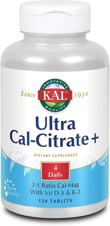 Kal Ultra Calcium Citrate Plus Tabletten, 120 Zähler