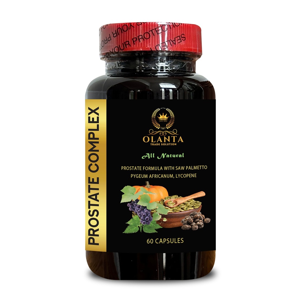 Generisches natürliches Prostata-Komplex - Sägen Palmetto Extrakt, Trauben Seed Extrakt Prostata, Bio-Sting Nettle Root, Lycopin, Kürbis Seed Extrakt - 1 Flasche