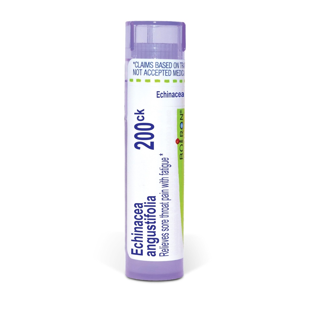 Boiron Echinacea Purpurea 200Ck für Sore Throat Pain mit Fatigue - 80 Pellets