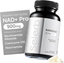 Selerb NR900 - Supplément NAD+ pour le soutien du vieillissement de la peau, le soutien et la concentration de l'énergie cellulaire, haute puissance - 60 comtes - compléments de bien-être diététique