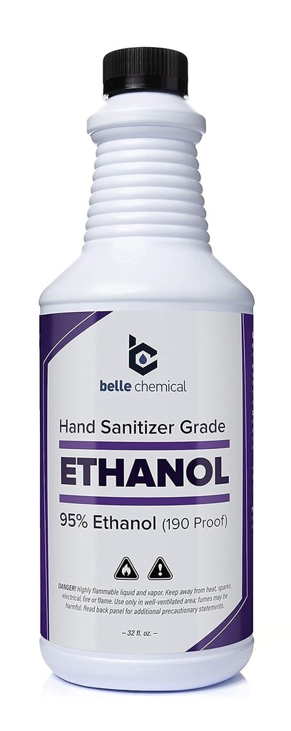 Éthanol de qualité médicale - 95 % d'alcool éthylique - pour la production d'un désinfectant pour les mains - Pas d'odeur de fermentation - Ne contient pas de méthanol