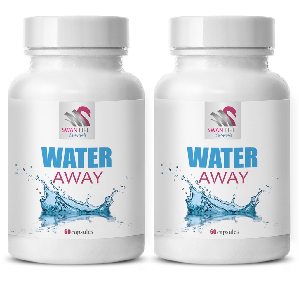 Support naturel - VOIE D'EAU - Bien-être, Formule diurétique, Support eau, Balance fluide naturelle, Capsules diurétiques, Balance fluide, Mélange diurétique naturel, Balance eau, Diurétique 2 Bouteilles 120