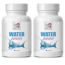 Natürliche Unterstützung - WATER AWAY - Wellness, Diuretische Formel, Wasserstütze, Natürliche Flüssigkeitsbilanz, Diuretische Kapseln, Flüssigkeitsbilanz, Natürliche diuretische Mischung, Wasserbilanz, Diuretic 2 Flasche 120 Kapseln