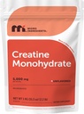 Micro-ingrédients Poudre monohydratée de créatine 1 kg (2.2 Lb), 5000mg par portion, Poudre de créatine micronisée, non aromatisée, sans remplissage, kéto et végétalien, dissolve facile, pré-entraînement pour les femmes et les hommes*