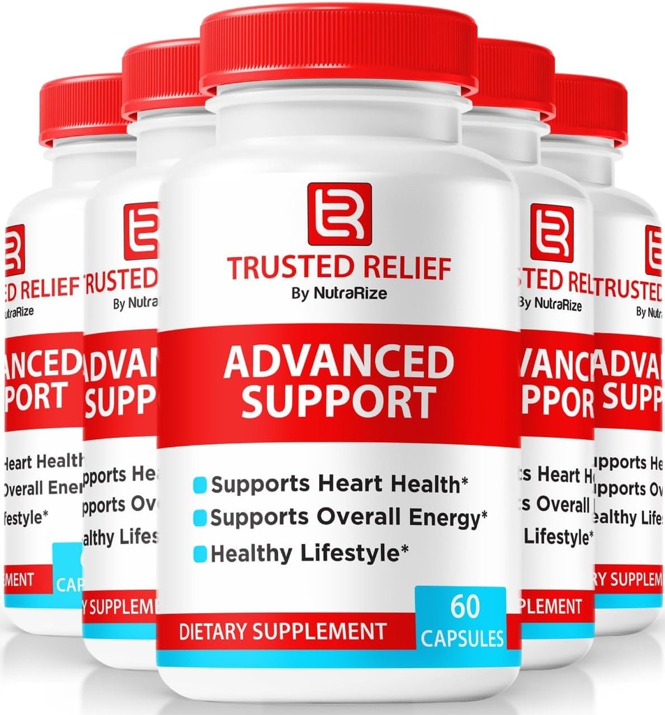 (5 Pack) Trusted Relief Capsules, Official TrustedRelief Complete Support Pills, All Natural Formula for Stable Levels & Healthy Circulation, Premium Supplement Bewertungen (300 Kapseln)