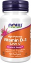 Jetzt Lebensmittel Jetzt Lebensmittel Vitamin D-3, 50 mcg (2.000 IU), 120 Softgels, 3 Pack