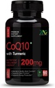 Generische Viva hohe Absorption CoQ10 mit Kurkuma - Antioxidante Nahrungsergänzungsmittel, Herzgesundheit & Gesunde Gehirnfunktion -Ubiquinol für Mitochondriale Gesundheit - 200mg 60 Kapseln