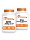 BulkSupplements Alpha Capsules d'acide lipoïque 240ct + CLA 2000mg Softgels 300ct