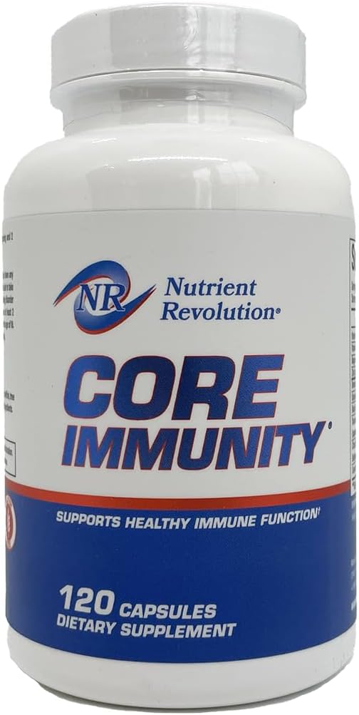 CORE Immunity - Immune Health Supplement - Daily Immune Booster & Multivitamin - Quercetin & Bromelain - Antioxidant & Free Radical Protection - 120 ct.