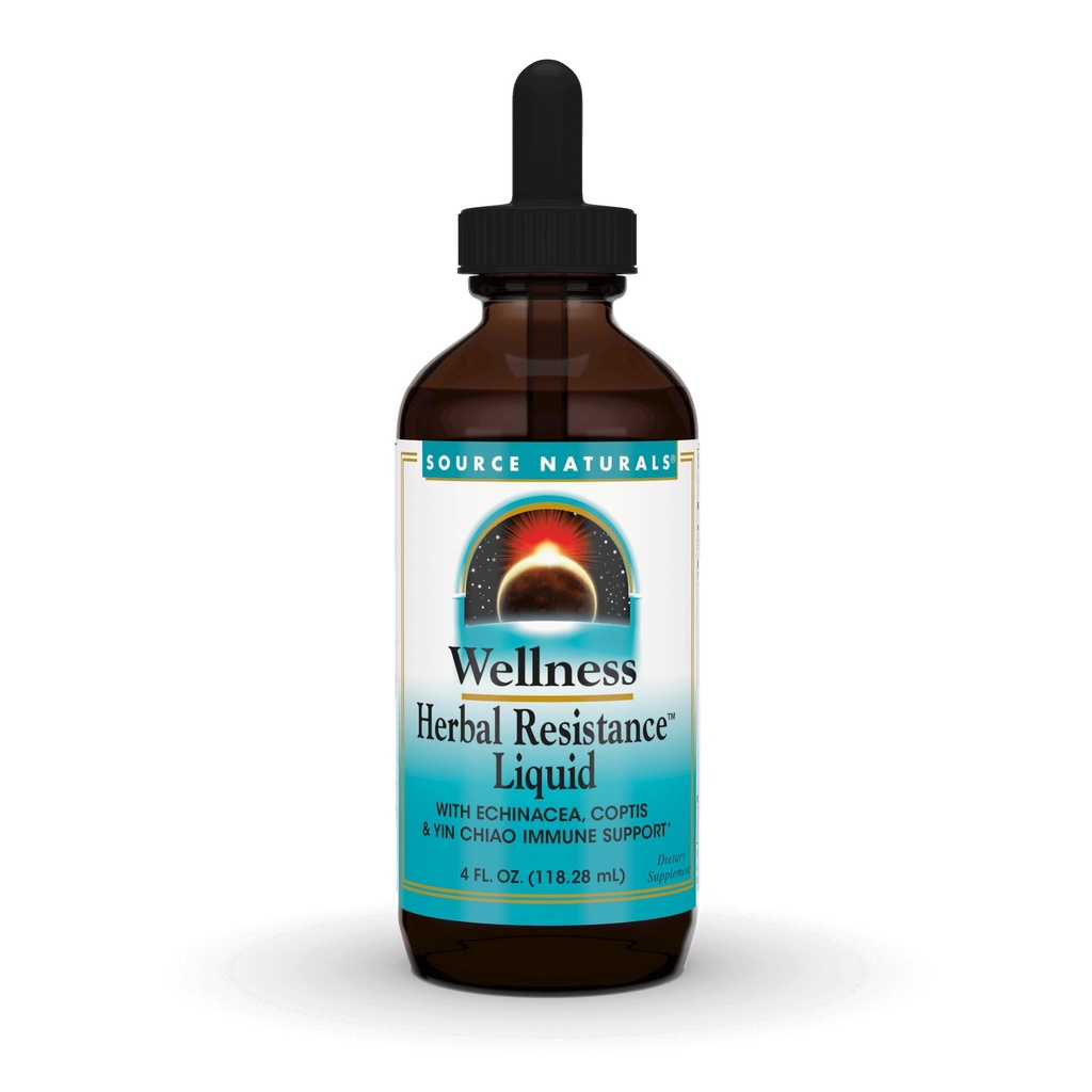 Quelle Naturals Wellness Kräuterresistenz Liquid Immun Defense Supplement und Immunität Booster mit Echinacea, Elderberry und Yin Chiao - 4 Fluid Oz