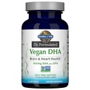 Garten des Lebens Omega 3 Vegan DHA Ergänzungen Dr. Formulierte Vegan DHA, 400mg DHA & 90mg DPA in Triglycerid Form aus einer einzigen Quelle, Omega 3 Ergänzung für Frauen und Männer Gesundheit, 30 Softgels