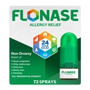 Spray anti-allergie à la flonase, 24 heures de médecine anti-allergie non somnolente, spray anti-allergie à mesure - 72 sprays - Soulagement anti-allergie à l'automne et à la saison