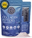 EAT WELL PREMIUM FOODS Collagen Peptides Powder Protein 45 Servierungen, 16oz, Kollagen für Haut, Knochen und Gelenkunterstützung, Typ I & III Gras Fed Collagen Supplements für Frauen und Männer, Keto, Aminosäuren