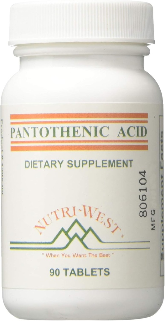 Nutri-West - Pantothensäure 90 Tabletten