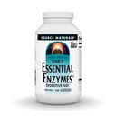 Quelle Naturals Essential Enzymes 500mg, Bio-Aligned Multiple Enzyme Supplement Herbal Defense for Digestion, Gas, Constipation & Bloating Relief - Verdauungshilfe* - 360 Kapseln, 360 Portionen