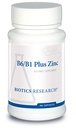 Biotics Research B6 B1 Plus Zink liefert aktive Formen von B-Vitamine, 5 mg hochverfügbare Form von Zink, Hilfsmittel in der Aktivität von mehr als 300 verschiedene Zinkabhängige Enzyme 90 Kapseln