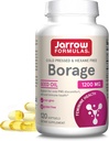 Jarrow Formulas Borage 1200 mg - 120 Softgels - Quelle von GLA - Borage Oil Supplement - für Hautgesundheit und Immunsystemunterstützung, Mild PMS Discomfort Support - Bis zu 120 Portionen