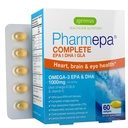 Igennus Pharmepa Complete EPA 668mg & DHA 334mg Omega-3 Fettsäuren 1000mg, IFOS zertifiziert, rTG Form, High Potency Fish Oil Plus Omega-6 & 9 von GLA Evening Primrose Oil, Lemon Flavor, 60 Softgels