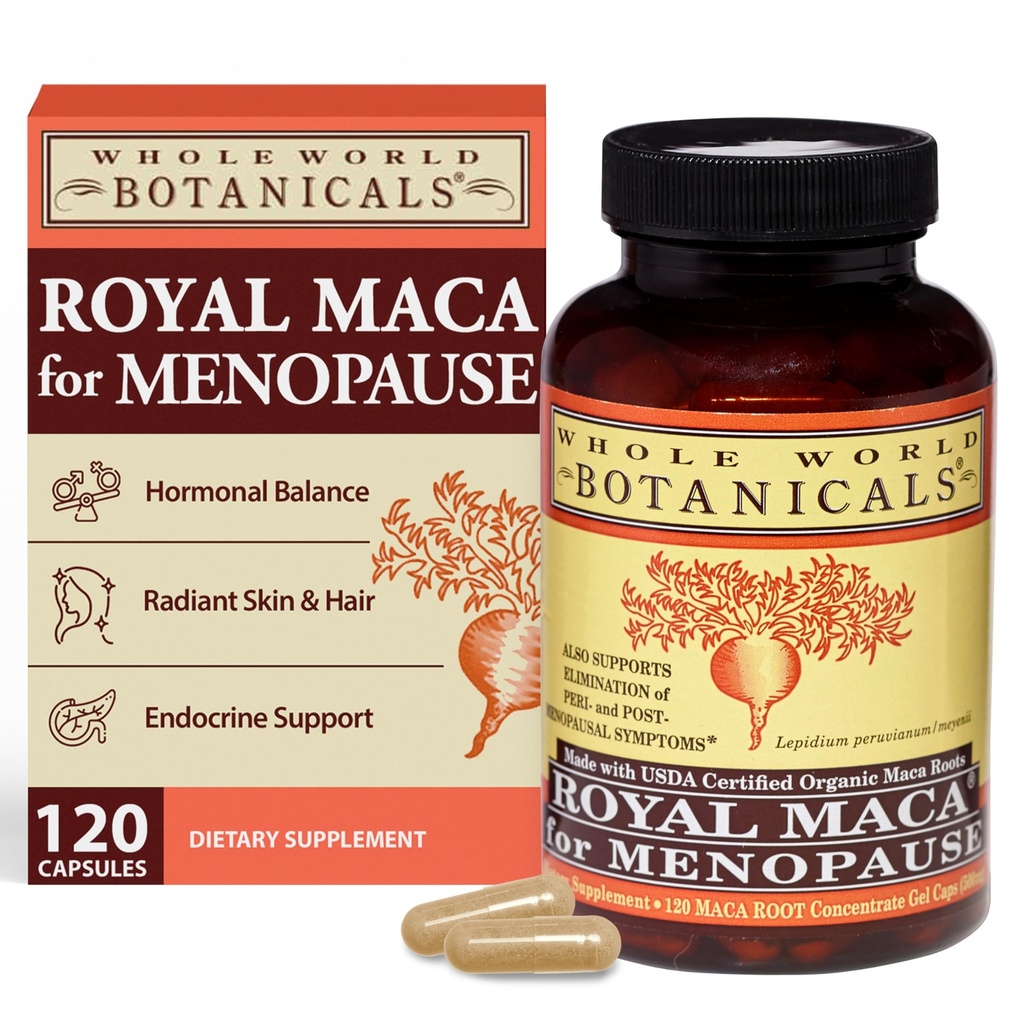 TOUTES LES BOTANIQUES DU MONDE Maca royale pour la ménopause, 120 CT