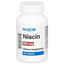 Major Niacin 500mg - Nahrungsergänzung - 100 Tabletten