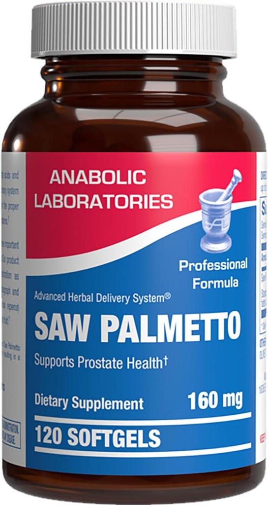 High Absorption Saw Palmetto für Männer - Kräuter Urinary und Prostata Health Supplement für Männer mit Saw Palmetto Extract - Non-GMO & Made in USA in cGMP Einrichtungen - Bis zu 120 Portionen
