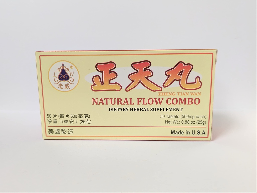 Zheng Tian Wan Kräuterergänzung Hilft für Migraines & Premenstrual Kopfschmerzen 500mg 50 Tabletten Made in USA von Lao Wei
