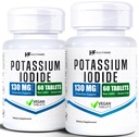 HealthFare Kalium-Iodide Tabletten | 130 mg | 120 Fast-Dissolving Tabletten (2 Pack) | Ki Pillen | Lange Haltbarkeit | Non-GMO
