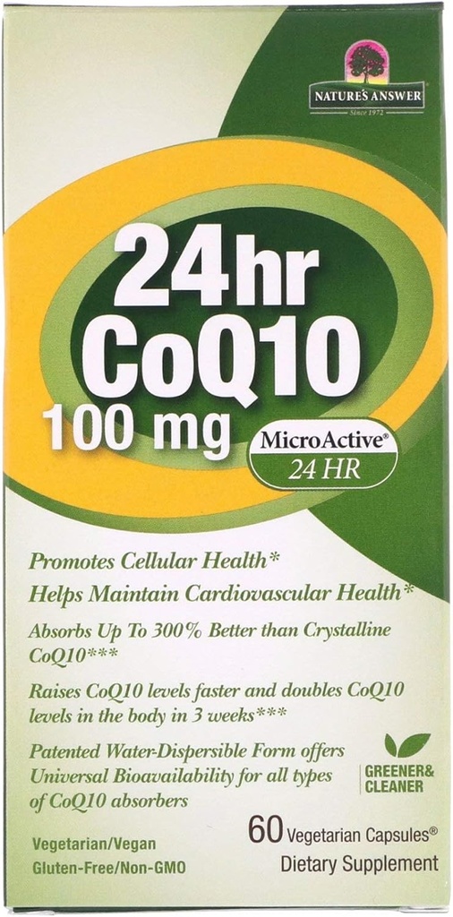 Genceutic Naturals Coq10 24h 100mg