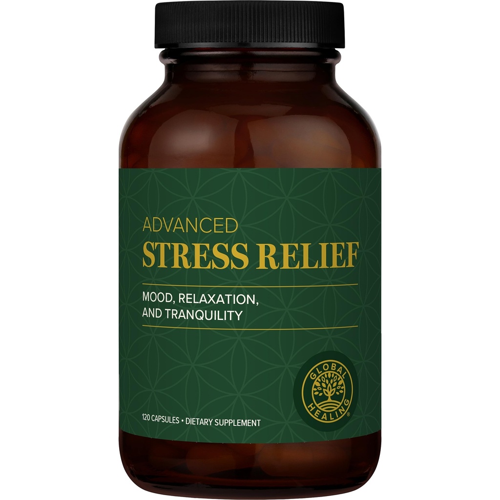 Global Healing Center - Stress-Relief-Ergänzung mit Lithium-Orotat - Advanced Calm Support hilft, die Funktion zu verbessern und zu verbessern - Lithium-Ergänzungen - (120 Kapseln)